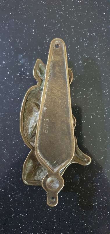Vintage Brass Elf Door Knocker & Egyptian Door Knocker Plus Trinket