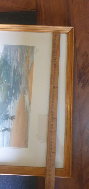 Beautiful  Authentic Le Garf Etching Mont St Michel