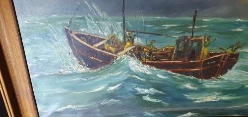 Stunning Oil on Canvas Signed BS Biggs 1972