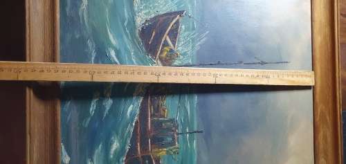 Stunning Oil on Canvas Signed BS Biggs 1972