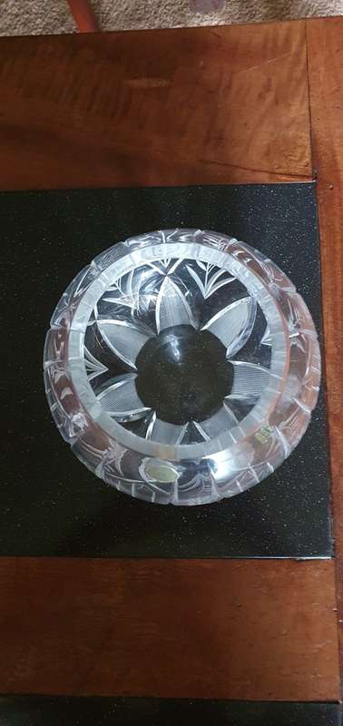 Absolutely Gorgeous Vintage  Czech Crystal Bowl