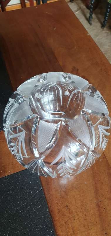 Absolutely Gorgeous Vintage  Czech Crystal Bowl