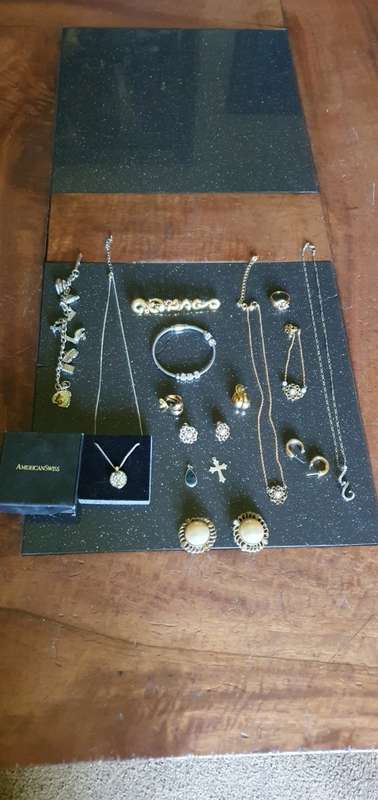 Beautiful 925 Necklace & Pendant Plus a Vareity of Costume Jewellery