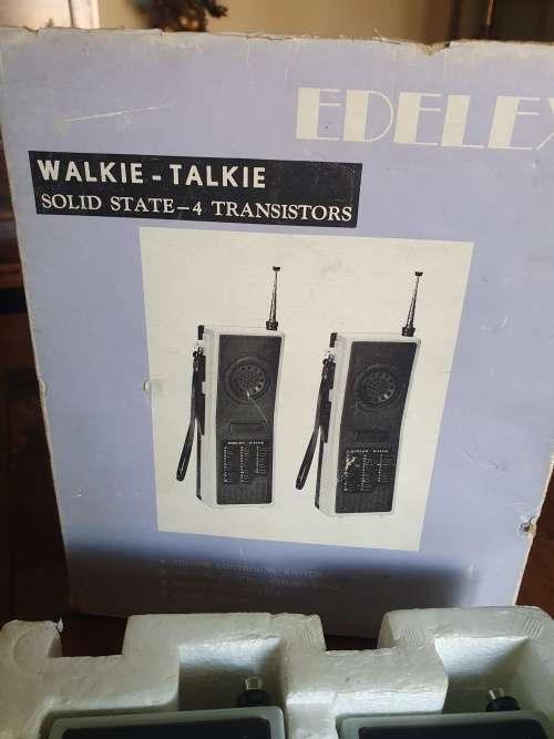 Vintage Walkie Talkies. Solid State Four Transistors