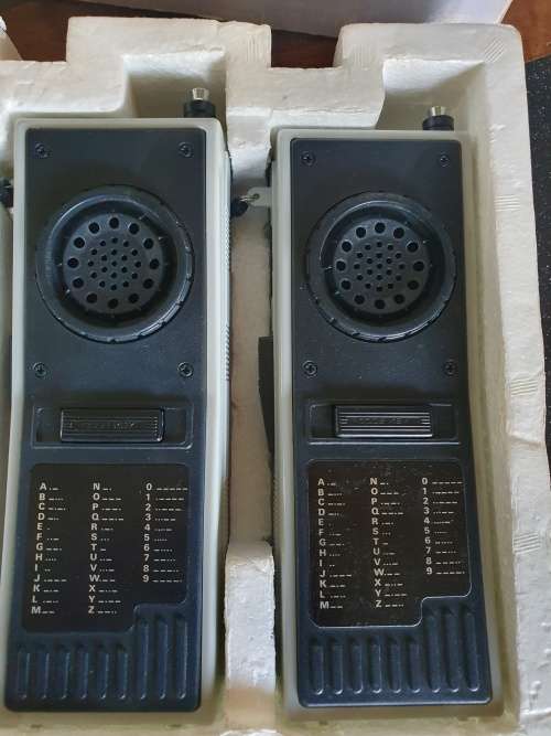 Vintage Walkie Talkies. Solid State Four Transistors