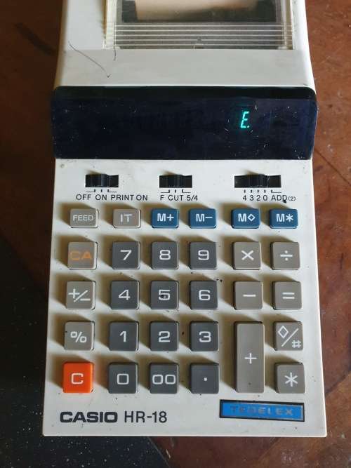 Vintage Caseo HR18 Calculator