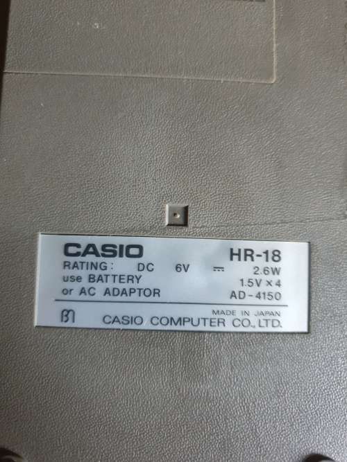 Vintage Caseo HR18 Calculator