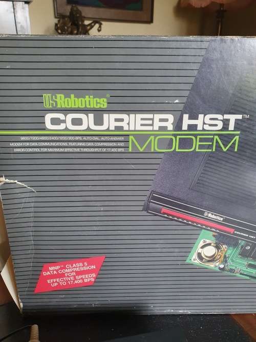 ` RESERVED FOR JOHN GROBLER`  Robotics Courier HST Modem