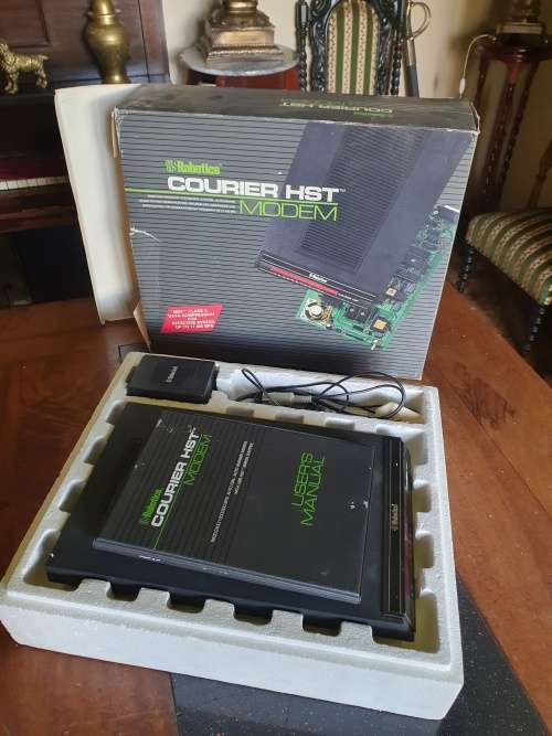 ` RESERVED FOR JOHN GROBLER`  Robotics Courier HST Modem