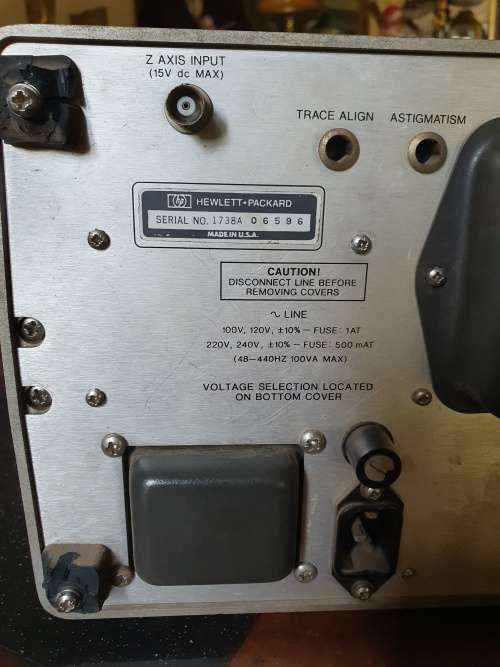 Hewlett Packard 1740 A 100 MHz Oscilloscope