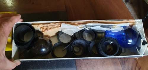 Vintage Black light Bulbs, Film Negatives Lot