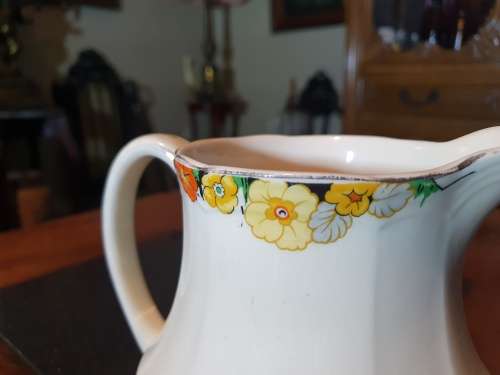 Rare Vintage Alfred Meakin Raymond Pattern  Milk Jug