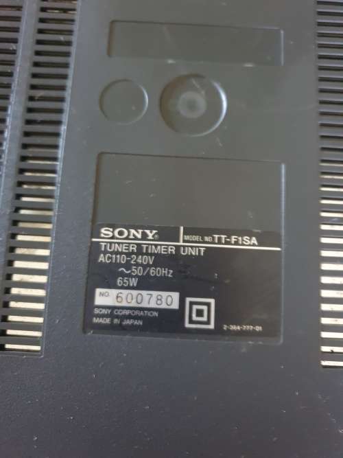 Sony Tuner Timer