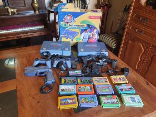 2 Vintage Falcon Game Consoles Plus Games & Accessories