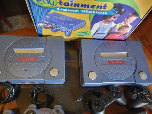 2 Vintage Falcon Game Consoles Plus Games & Accessories