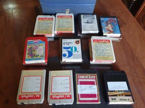 Amazing & Rare Vintage Pioneer Car Radio & 8 Track Tapes!