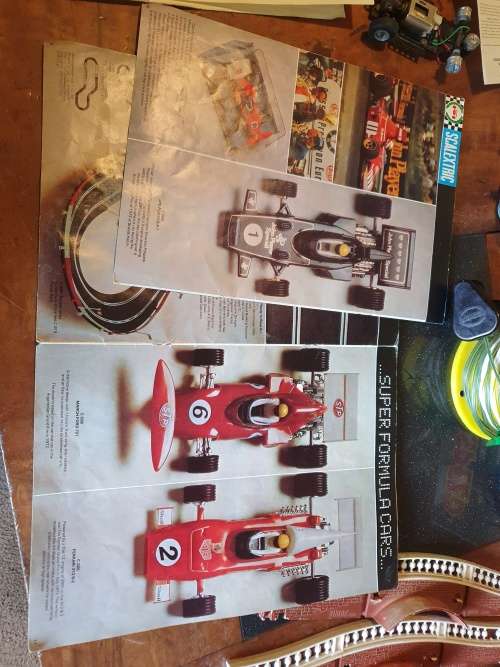 Vintage Scalextric Transformers, Cars, Accessories and Booklets