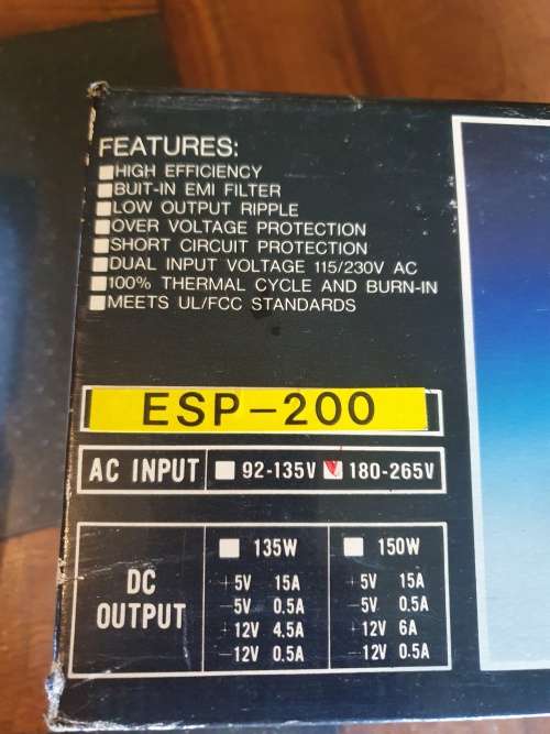 Switching Power Supply ESP 200