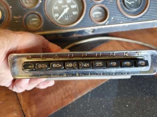 Vintage Ford Gauge Console & Vintage Blaupunkt Radio
