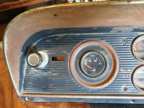 Vintage Ford Gauge Console & Vintage Blaupunkt Radio