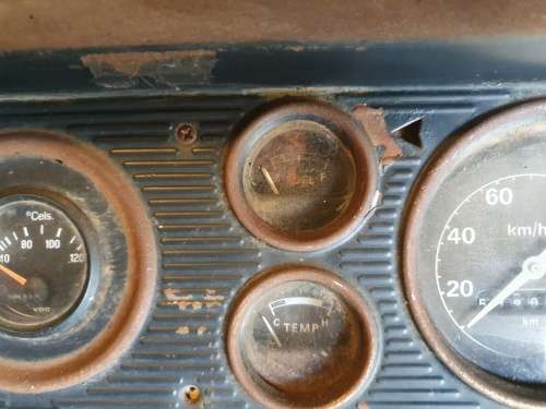 Vintage Ford Gauge Console & Vintage Blaupunkt Radio