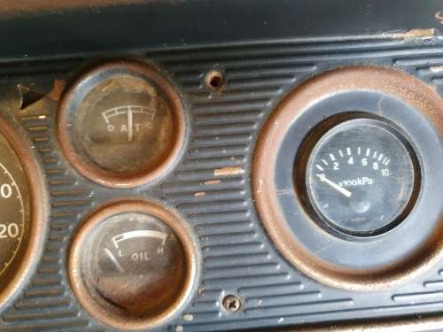 Vintage Ford Gauge Console & Vintage Blaupunkt Radio