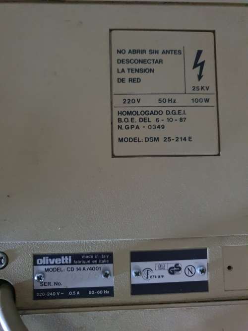 Olivetti Screen.