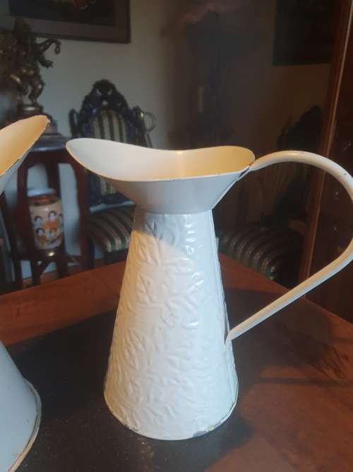 Vintage Metal Pitchers