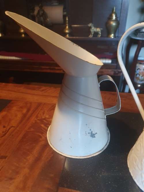 Vintage Metal Pitchers
