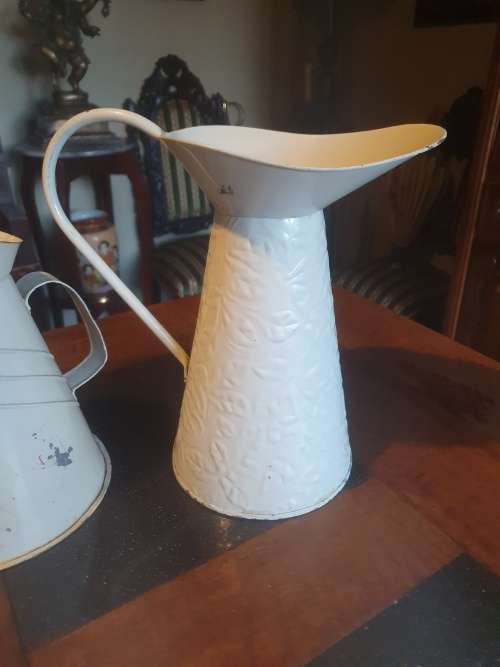 Vintage Metal Pitchers