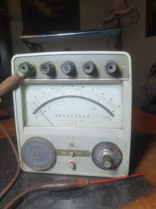 Vintage Selectest Super 50 Mark Tester