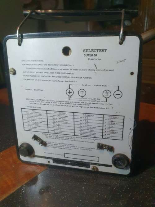 Vintage Selectest Super 50 Mark Tester