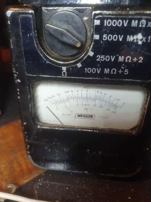 Vintage Megger  Major Tester