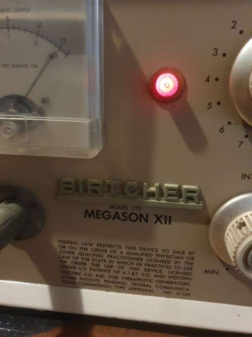 Birtcher Megason Mark12 Model 112 Ultra Sonic Therapy