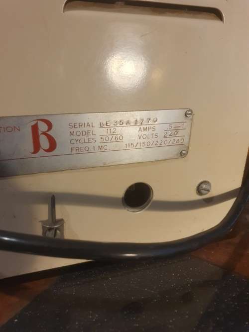 Birtcher Megason Mark12 Model 112 Ultra Sonic Therapy
