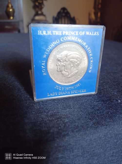 1981 The prince & Lady Diana Spencer Coin