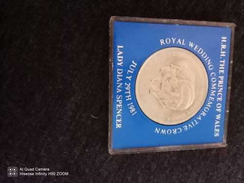 1981 The prince & Lady Diana Spencer Coin
