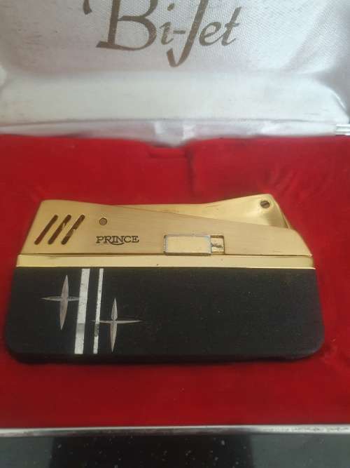 Prince Bi-Jet Lighter & Vintage Tigers Eye Men`s Cuffs + Star Lighter
