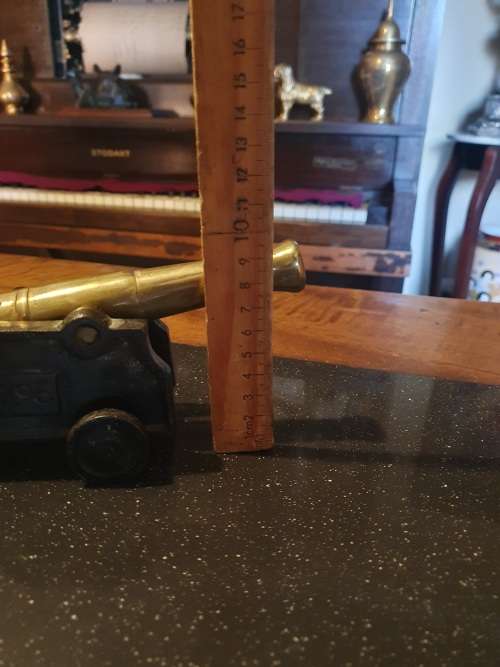 Heavy Brass Canon Ornament