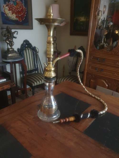 Beautiful66cm Tall Brass Hookah