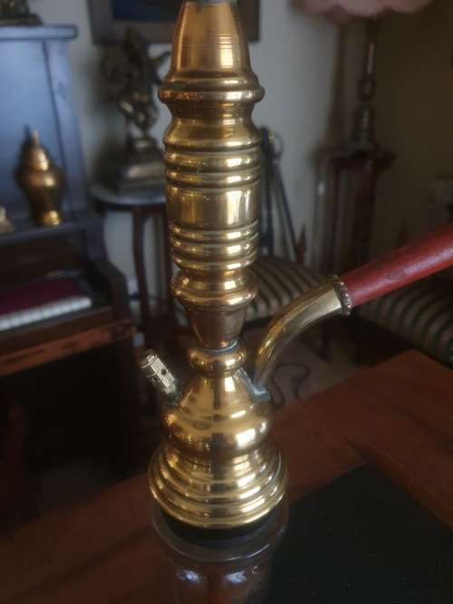 Beautiful66cm Tall Brass Hookah