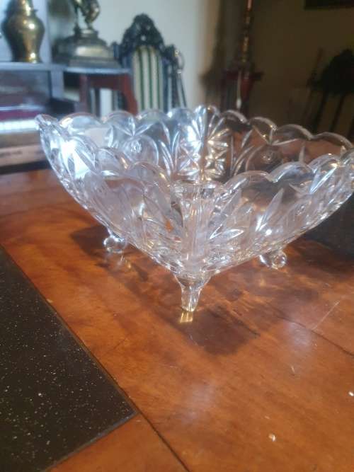 Beautiful Footed Square Bowl