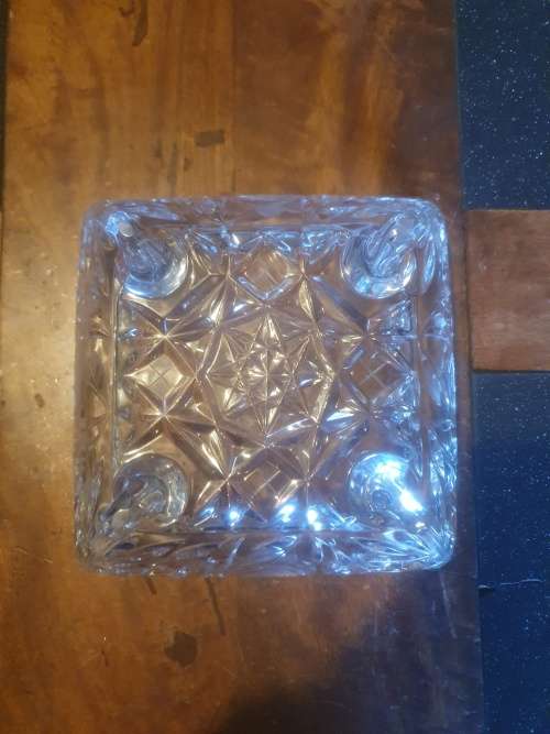 Beautiful Footed Square Bowl