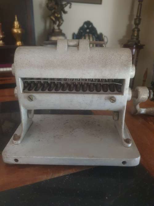 Vintage Cast Aluminum Hand Driven Meat Tenderiser