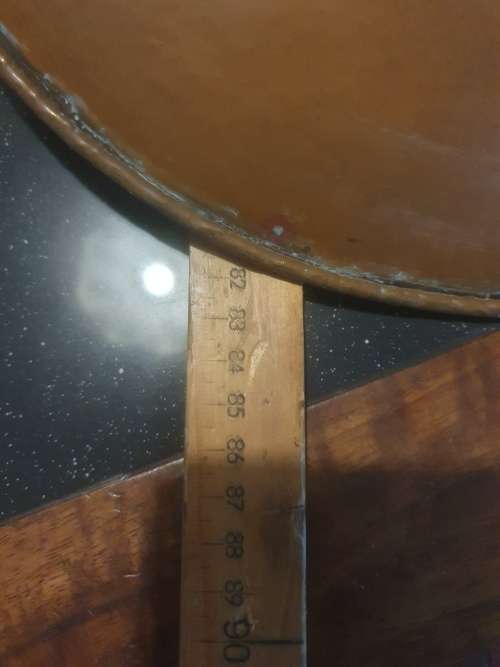 Two Extremely Large Brass Pans