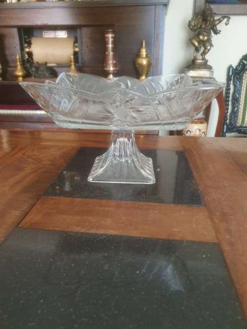 Large Crystal Centerpiece Compote
