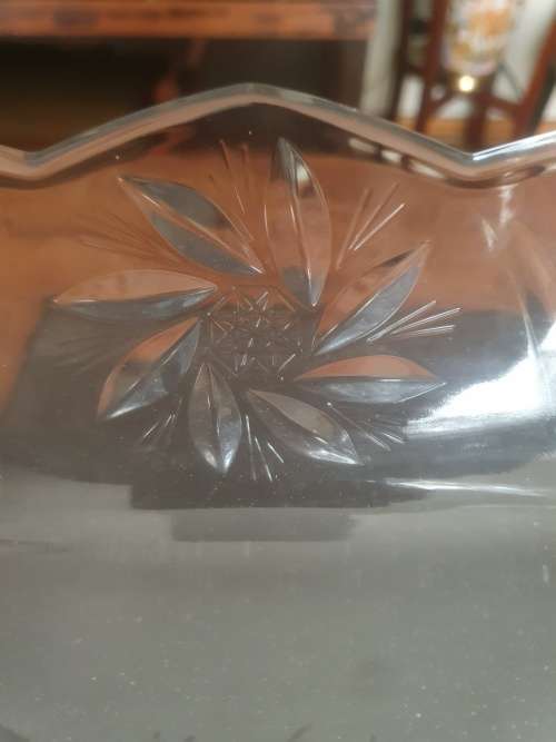 Large Crystal Centerpiece Compote