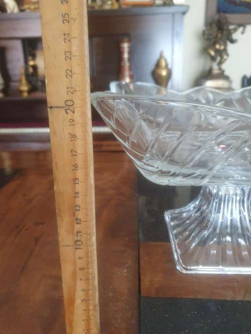 Large Crystal Centerpiece Compote
