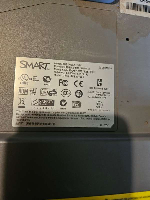 Smart V25 Projector