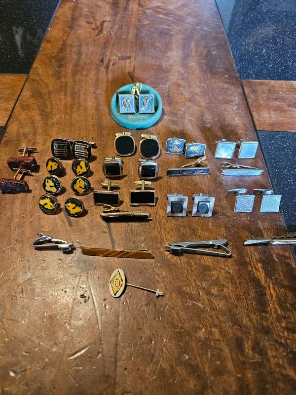 Stunning Collection of Mens Cuff Links & Tie Clips